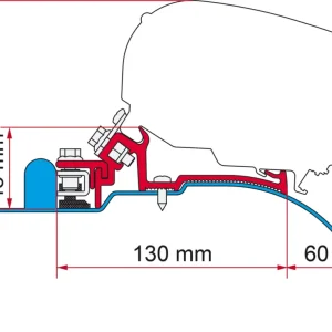 Adattatore per tendalino Fiamma Iveco Daily H2 Promozione