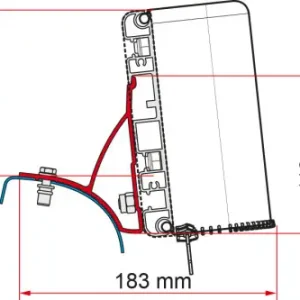 Prezzo Scontato Adattatore per tendalini Fiamma Kit Renault Trafic per Fiamma Compass