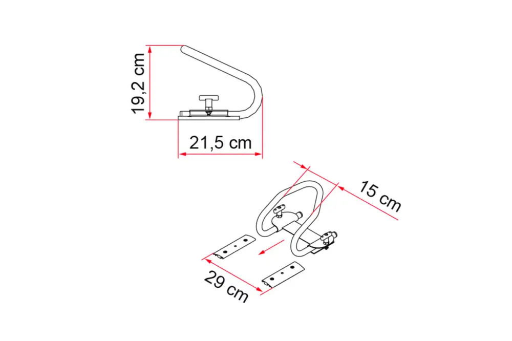 Sistema di bloccaggio per pneumatici posteriori Fiamma Moto Wheel Chock Rear Compra Adesso
