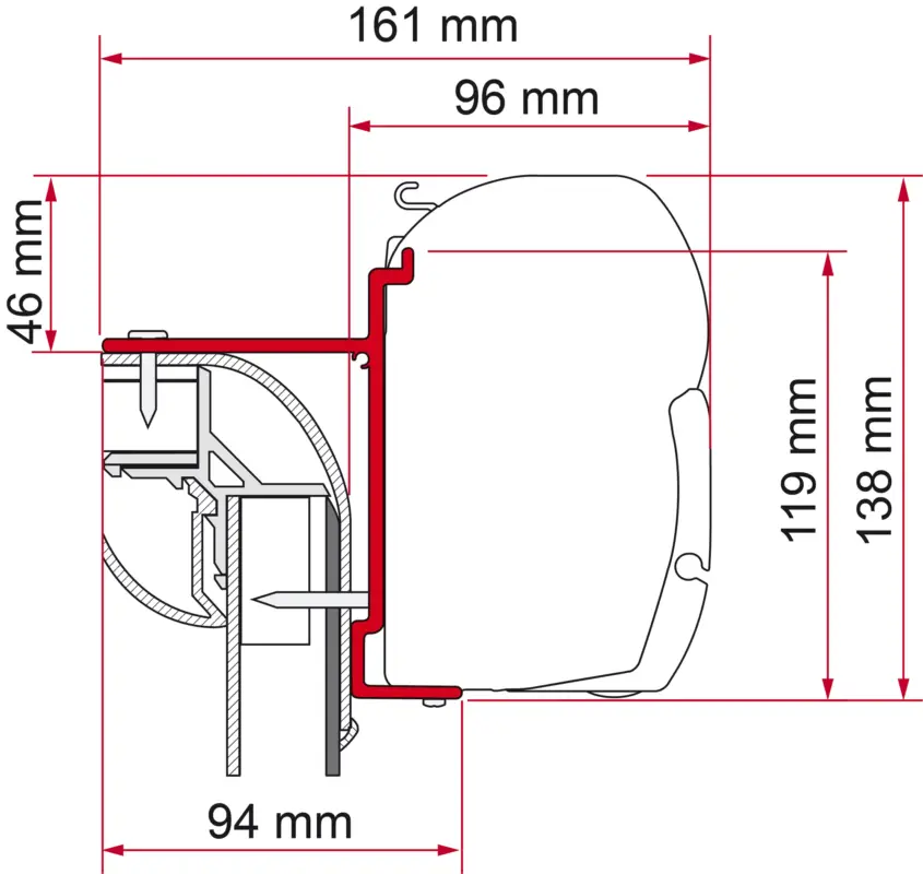 Adattatore per tendalini Fiamma Kit Pilote Explorateur per Fiamma F45 Compra Oggi Stesso