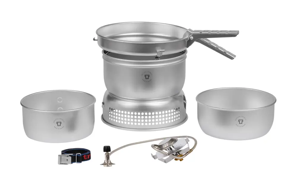 Set per cottura da campeggio Trangia Trangiakök 25 in tre pezzi con bruciatore a gas Super Prezzo