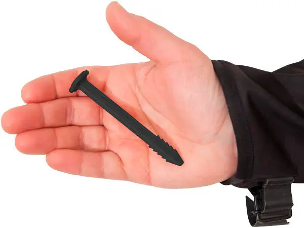 Picchetto da tenda SwissPiranha BF90 nero 9,7 cm Prezzo Scontato