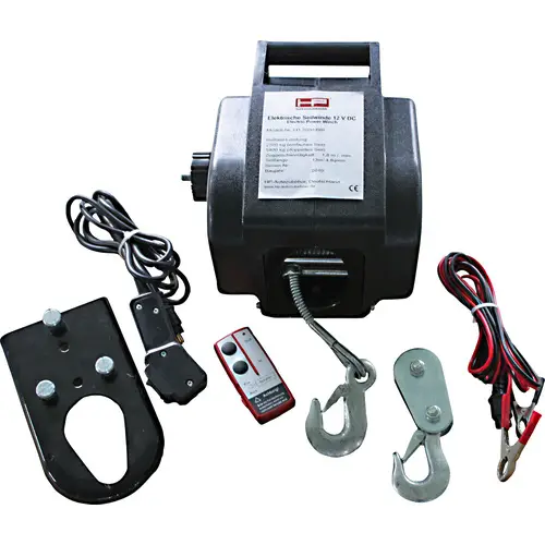 Argano a cavo HP Autozubehör con radiocomando potenza di trazione 2700 kg 350 W Saldi