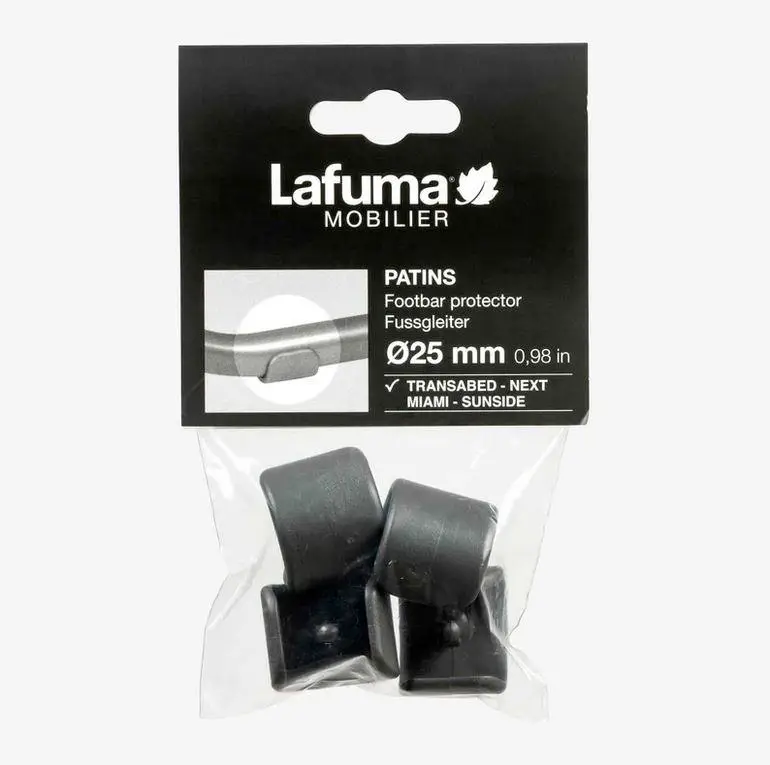 Piedini Lafuma per la poltrona reclinabile RT2 Ø 25 mm 4 pezzi antracite Sconto