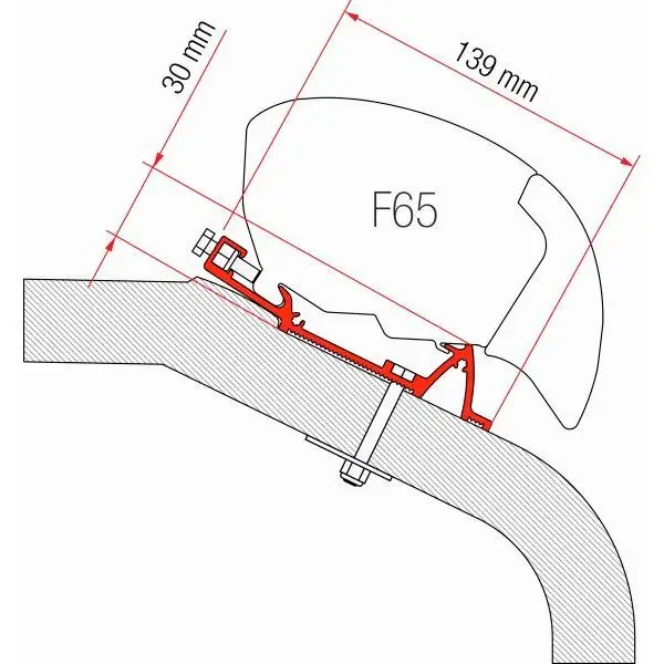 Adattatore per tendalini Fiamma Lmc Tec 370 cm adatto per tendalini F65 e F80 Prezzo Basso