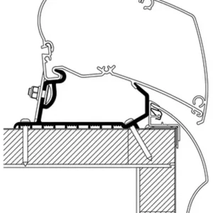 Adattatore per tendalini Thule Hobby Roof dal 2013 Economico