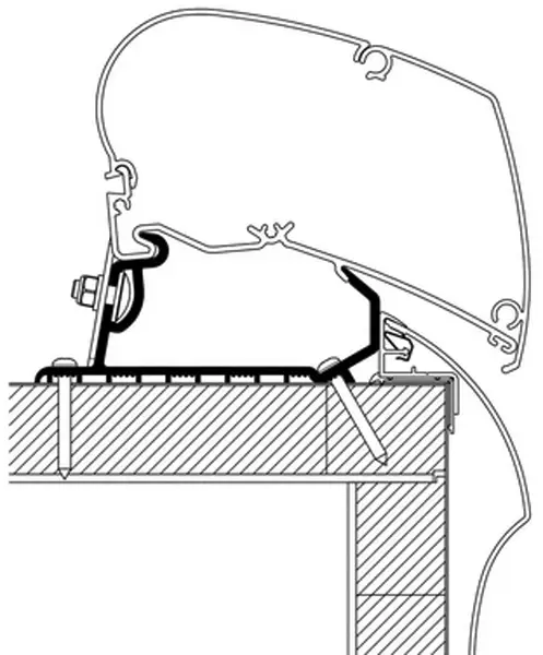 Adattatore per tendalini Thule Hobby Roof dal 2013 Economico
