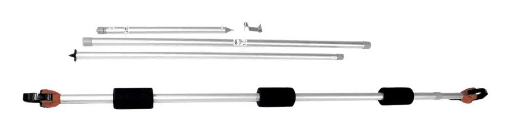 Kit di stabilizzazione laterale Fiamma Kit Magic Privacy Side aste aggiuntive Direttamente Dal Produttore
