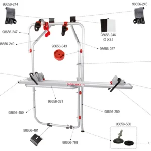 Affare Kit di montaggio Fiamma per Carry Bike VW T5 D Fiamma codice articolo 98656-179