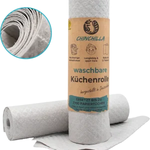 Asciugamano da cucina lavabile Chinchilla Grigio Legno Cellulosa e Cotone Ultimissimo Modello