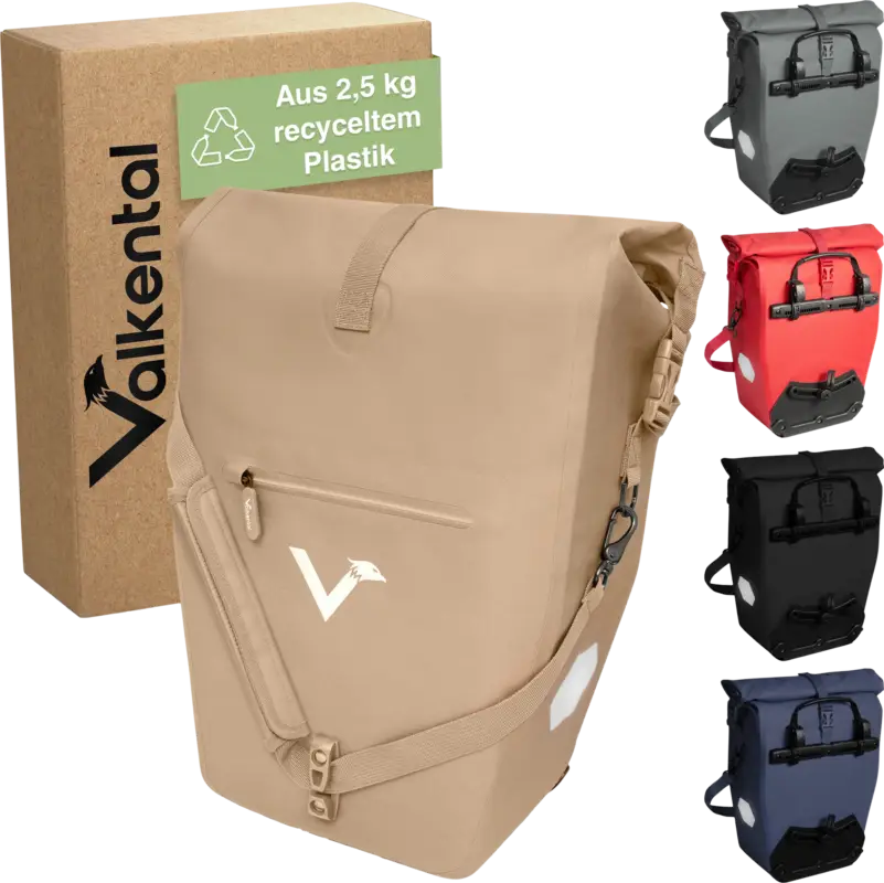 Prezzo Di Fabbrica Borsa per portapacchi bicicletta Valkental ValkOcean 28 litri