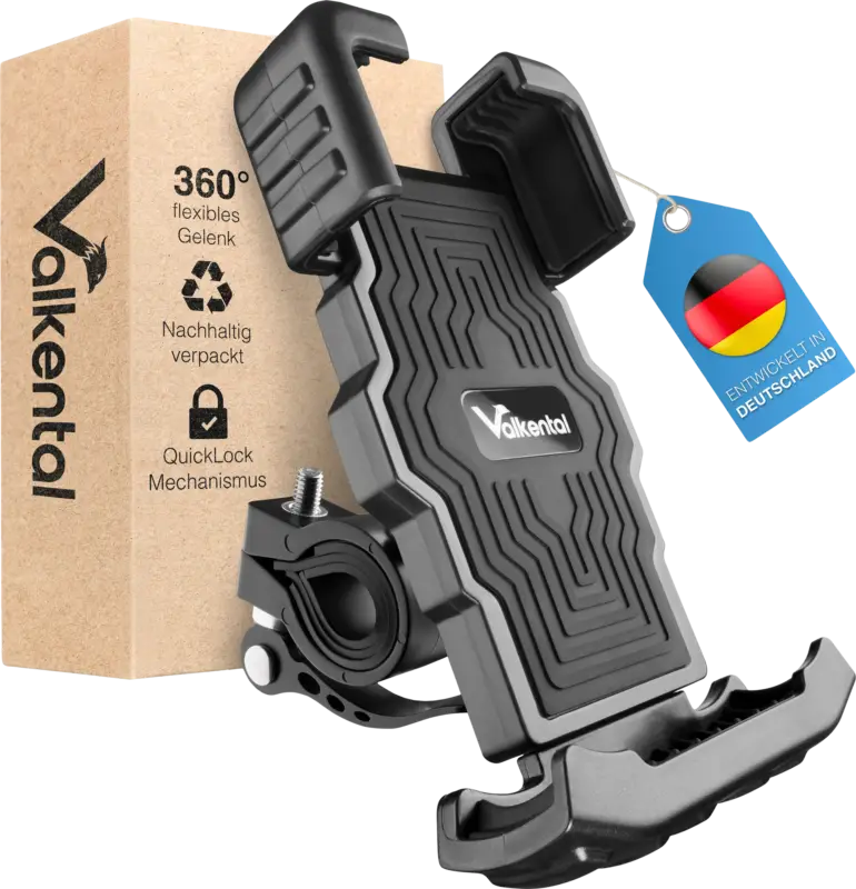Ultime Pezzi Supporto per smartphone Valkental PhoneFix da manubrio per bicicletta