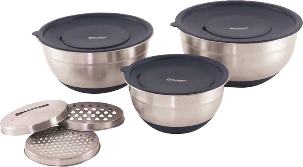 Più Venduto Set di ciotole Outwell Chef Set di ciotole / grattugie con coperchi 9 pezzi