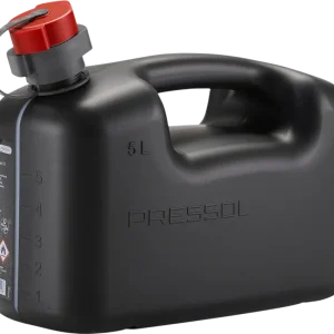 Popolare Tanica di carburante Pressol da 5 l con striscia visiva e scala graduata