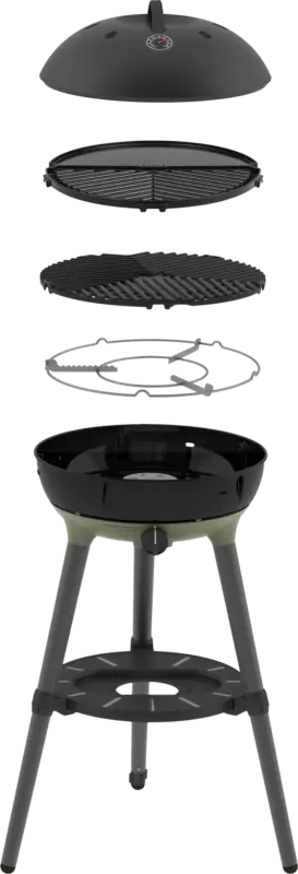 Promozione Barbecue a gas Cadac Carri Chef 40 BBQ Grill2Braai Combo Grill 50 mbar nero