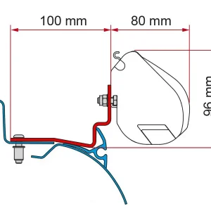 Sconto Adattatore per tendalini Fiamma Campereve Cap Road per F35pro