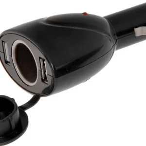 Esclusivo Ricaricatore per accendisigari IWH con doppia spina USB 12 V