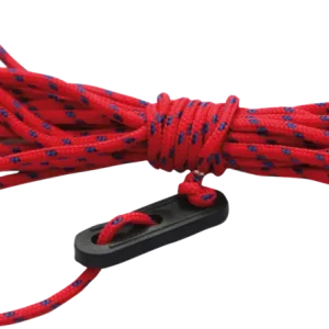 Nuovo Arrivo Set di corde High Peak con stopper 350 cm 6 pezzi rosso