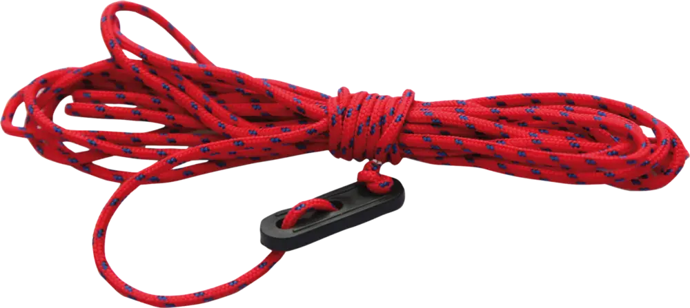Nuovo Arrivo Set di corde High Peak con stopper 350 cm 6 pezzi rosso