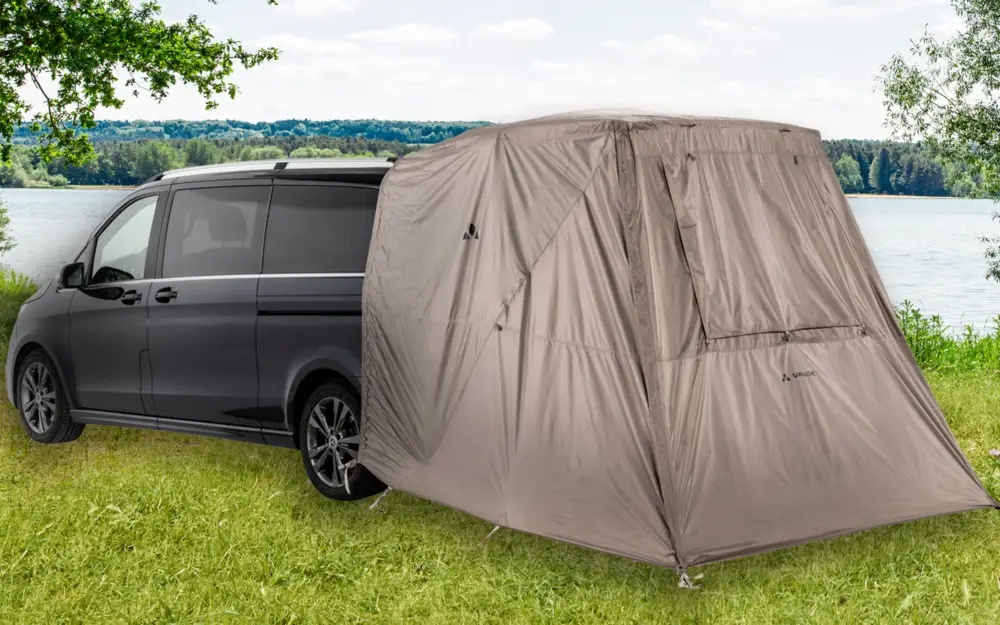 Direttamente Dal Produttore Veranda per auto e van Vaude Drive Van Trunk 180 x 250 cm beige