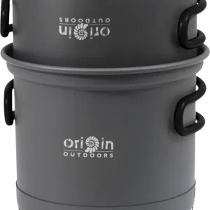 Subito Disponibile Set di pentole Origin Outdoors Biwak Radiator con scambiatore di calore da 1 a 2 persone
