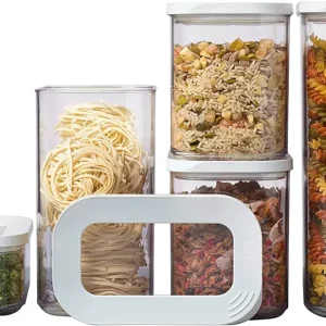 Bestseller Set starter di contenitori per alimenti Mepal Modula 5 pezzi bianco