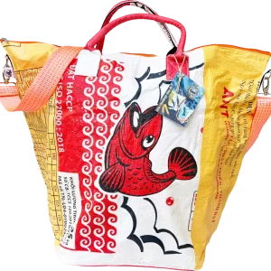 Borsa Beadbags Tampenjan bianco/giallo Non Perdere