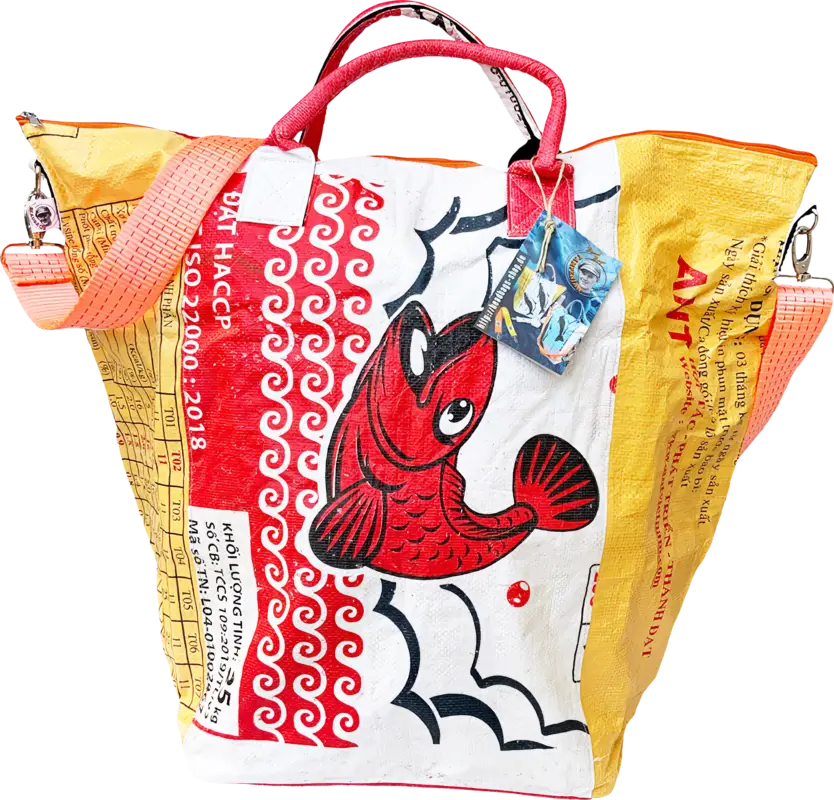 Borsa Beadbags Tampenjan bianco/giallo Non Perdere
