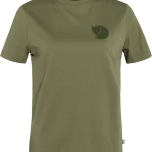 Maglietta Fjällräven Fox Boxy Logo Donna Spedizione Espresso