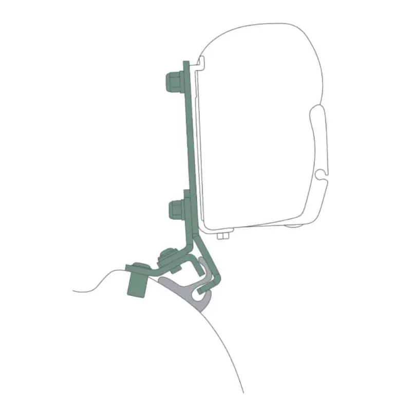 Ultime Pezzi Adattatore per tendalini Easygoinc per Fiamma F45s per Stellantis Vans con Multirail Reimo staccabile