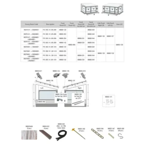 A Buon Prezzo Fiamma parete frontale 200 cm per Privacy Room F45 500/550 Large H: 251-280 / F80L 500-600 H: 245-310 Fiamma ricambio numero 98660-044