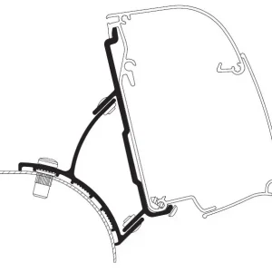 Adattatore per tendalini Thule T 4200 per minivan VW T5/T6 Prezzo Scontato