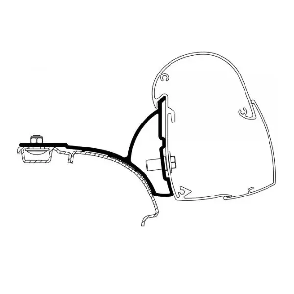 Adattatore Thule 5102 VW T5/T6 Multivan Spedito Oggi