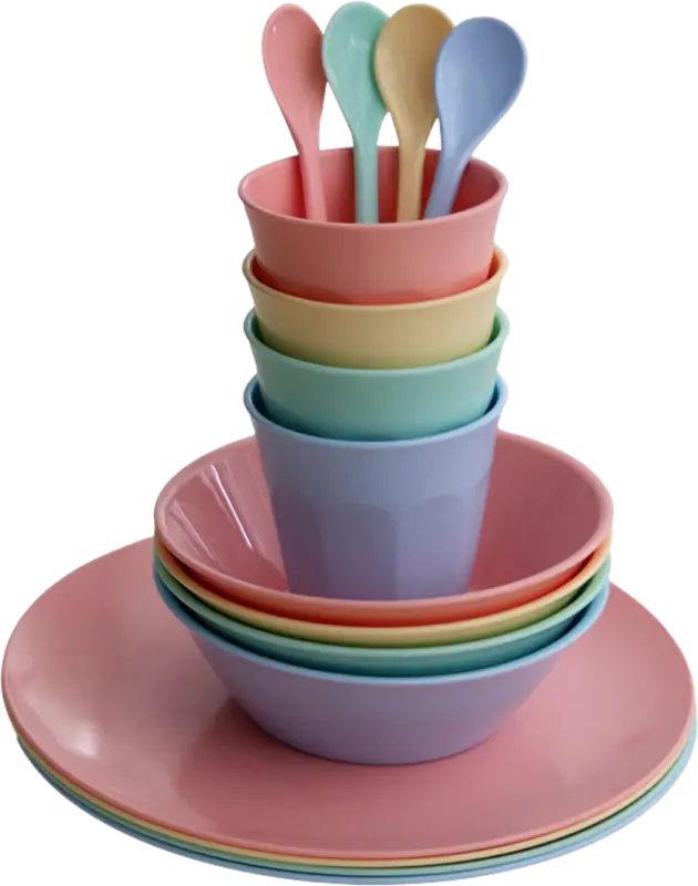 Affare Set di stoviglie Koziol Nora Macarons 16 pezzi