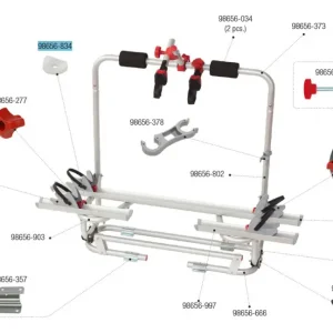 Rondella concava Fiamma 32 x 8 mm adatta per Carry Bike Caravan XL A Pro 200 / Caravan XL A Pro 200 E-Bike - Ricambio Fiamma 98656-834 Quantità Limitata