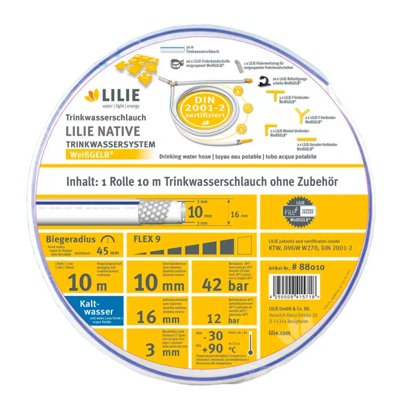 Super Prezzo Tubi per acqua potabile Lilie native