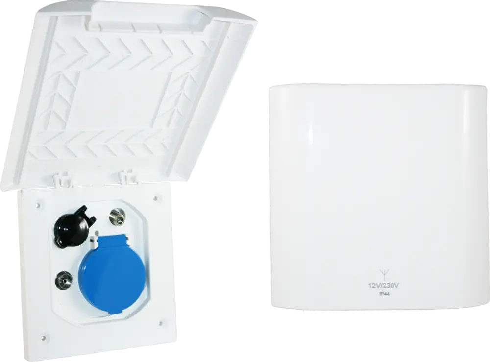 Presa da esterno Haba Element Line ESB 3 multifunzione 230 V / 12 V / antenna / satellite Acquista Ora