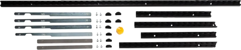 Spedito Oggi Kit di montaggio easygoinc. per binari Airline per portellone posteriore VW T6/T6.1