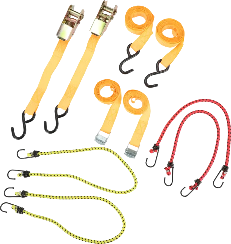 Set di cinghie di tensionamento Berger con cricchetto 8 pezzi Ultima Occasione