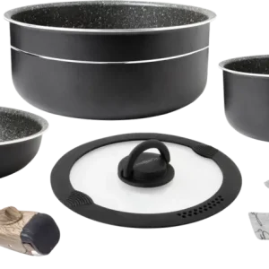 Prezzo Conveniente Set di pentole Brunner Pirate Spacemaster in alluminio, inclusa borsa di trasporto