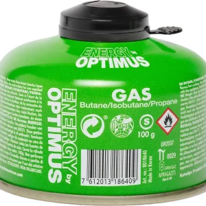 Spedizione Espresso Cartuccia gas universale Optimus con valvola a vite e cappuccio di protezione