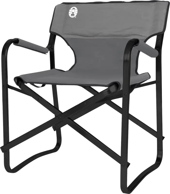 Offerta Sedia da campeggio pieghevole Coleman Deck Chair in acciaio nero