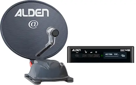 Novità Impianto satellitare completamente automatico Alden Onelight@ 60 HD EVO completo di modulo di controllo HD S.S.C. e antenna LTE
