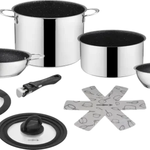 Set di pentole Brunner Academy NG 7+1 4 pezzi Popolare