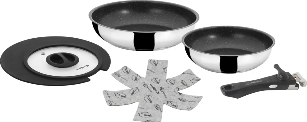 Set di padelle Brunner Academy Double Pan da 4 pezzi A Buon Prezzo