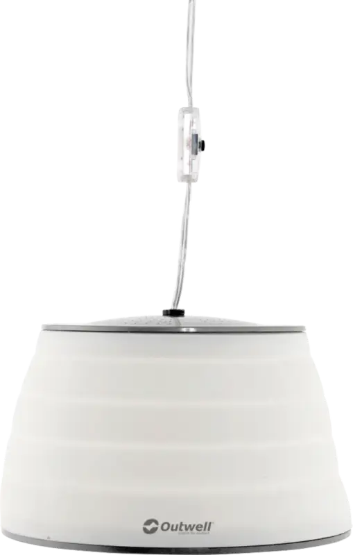 Spedito Oggi Lampada da campeggio Outwell Sargas Lux appendibile bianco