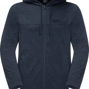 Professionale Jack Wolfskin Waldsee Giacca in pile da uomo con cappuccio