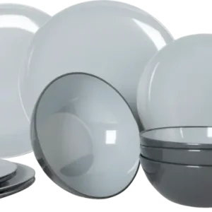 Compra Adesso Set di stoviglie Gimex Vivid Line 12 pezzi grigio