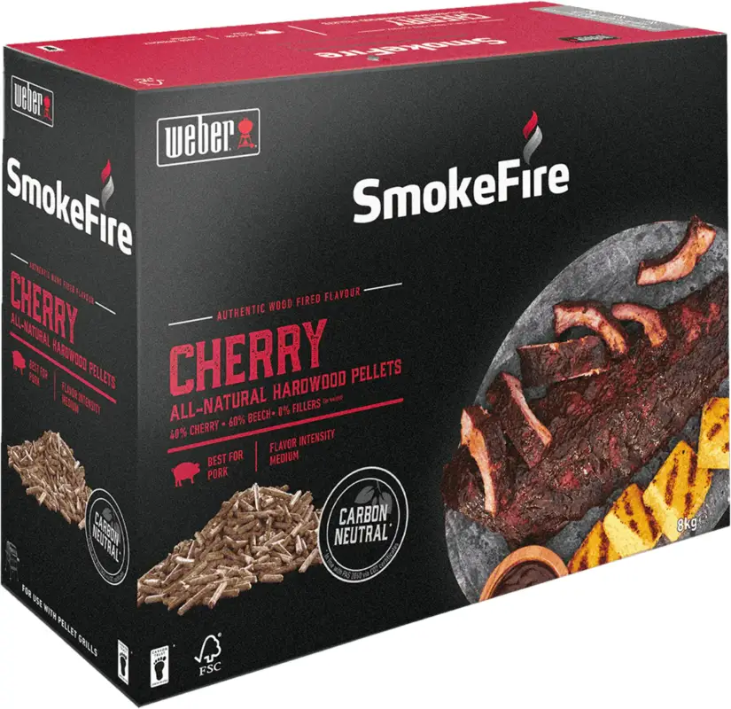 Affare Pellet Weber di 100% legno Ciliegio (8 kg)