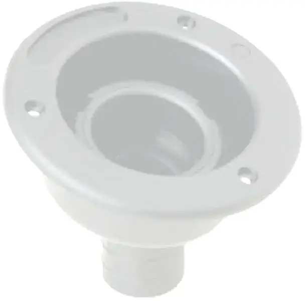 Bocchettone acqua Zadi Ø 35 mm Bianco Direttamente Dal Produttore